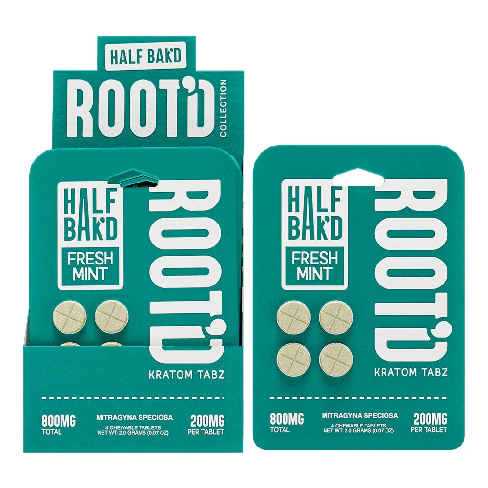 Fresh Mint ROOT'D Kratom Tablets | 4 CT