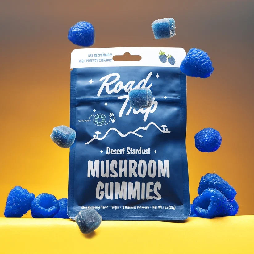 Desert Stardust Mushroom Gummies - Blue Raspberry