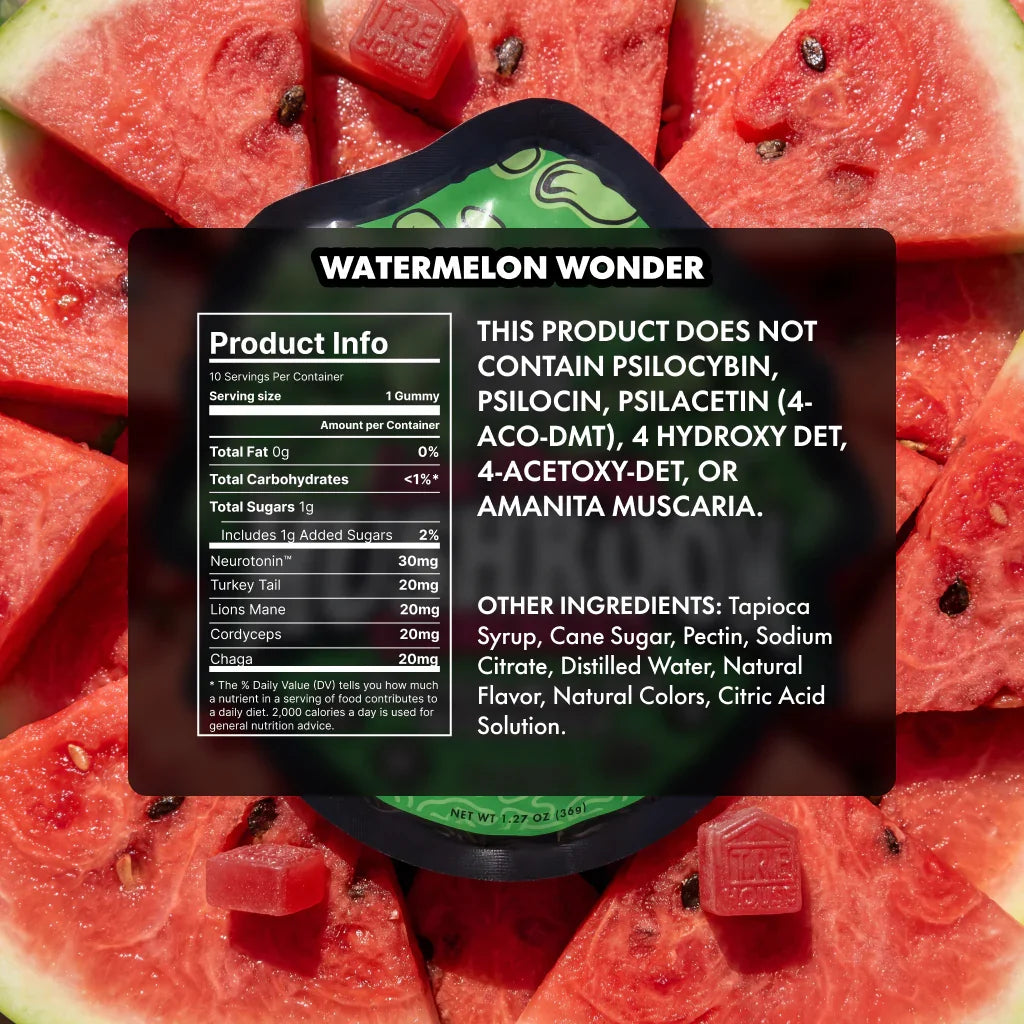 Watermelon Wonder Mushroom Gummies
