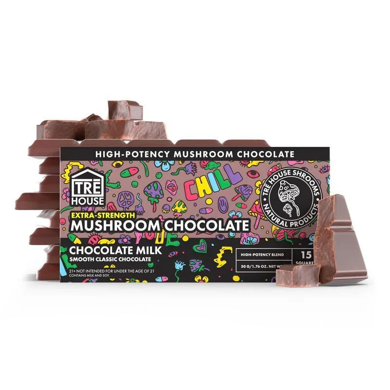 Chocolate Milk Mushroom Chocolate Bar