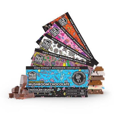 Peanut Butter Mushroom Chocolate Bar